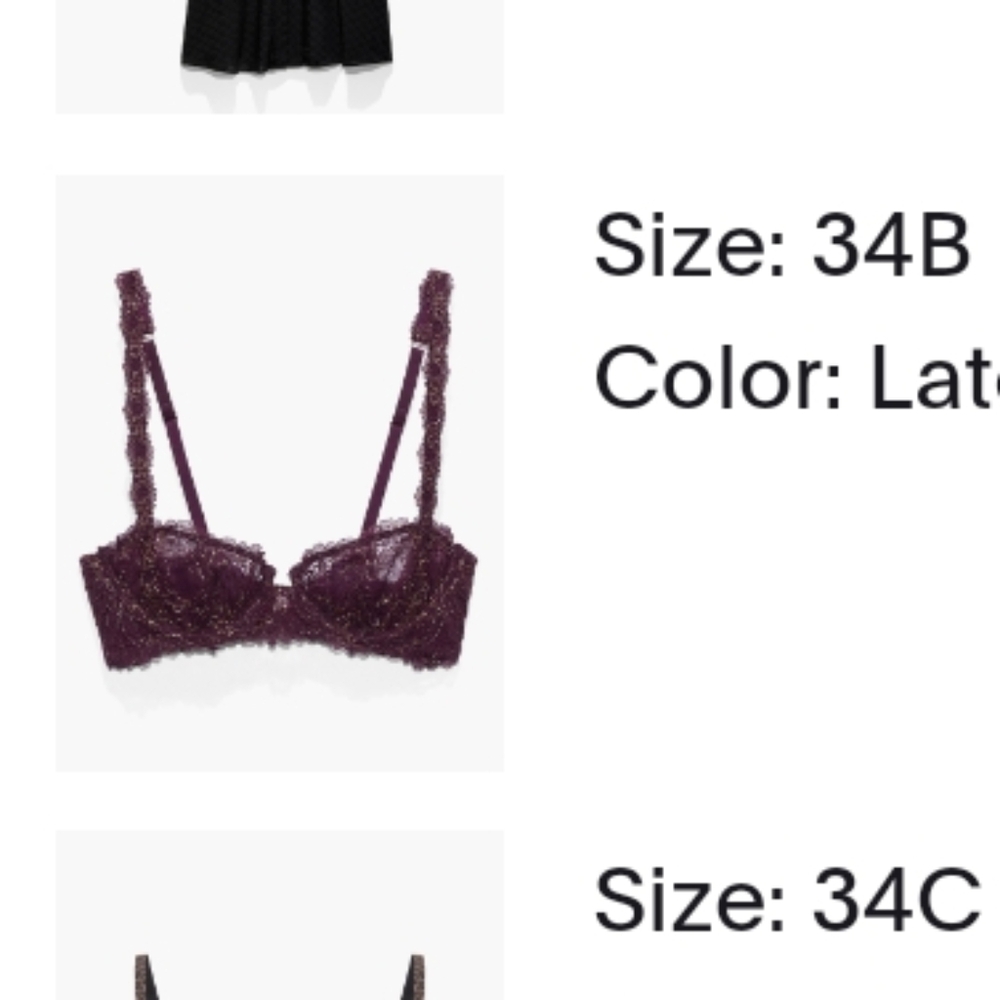 Savage X Fenty Balconette Bra 34B